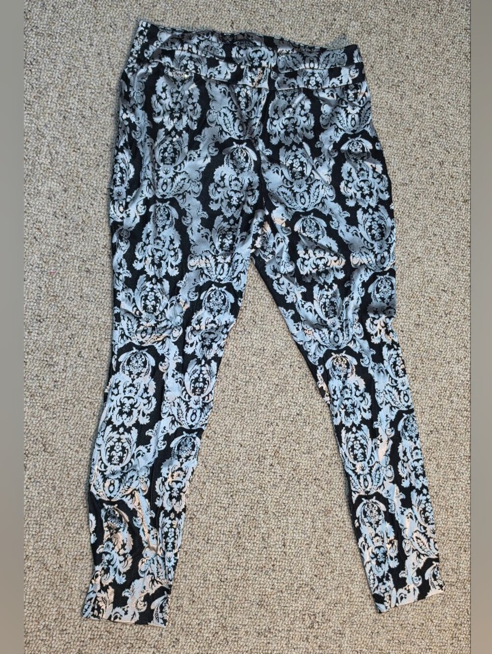 New York & Company silver and black Leggings